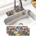 Sinkmat Absorbing Mat, 2 Pack Drying Mat Around Sink Splash Guard Behind Faucet by BathtubMat