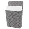 Coeusy 3 Gallon Paper Rope Bathroom Trash Can, Small Wicker Trash Cans by WEAVECOMFORTINTOEVERYCORNER