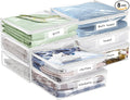 Plastic Storage Bags with Easy-Glide Zipper, Durable Clear Vinyl Zippered by Kikerike