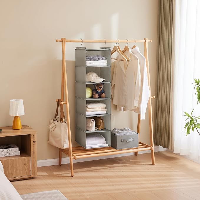 MAX Houser 6 Tier Shelf Hanging Closet Organizer - Image 5