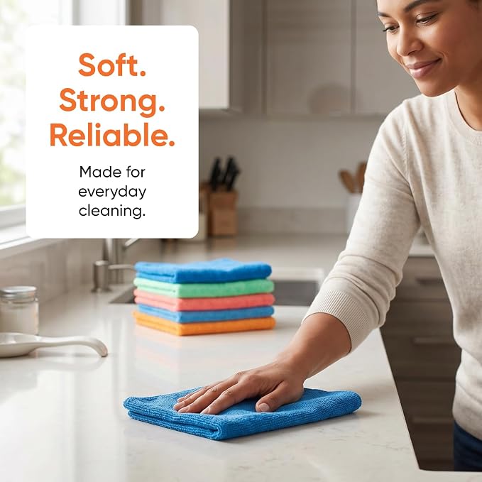 Superio Microfiber Squeegee Mopping Towel Extra Large Miracle Cloth Streak Free - Image 9