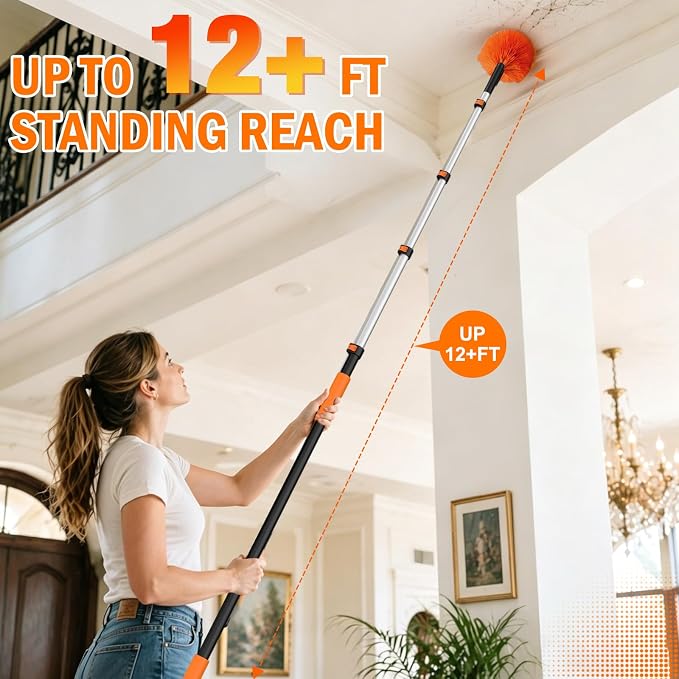 LAANPOLE 20FT High Reach Duster Cleaning Kit - Image 8
