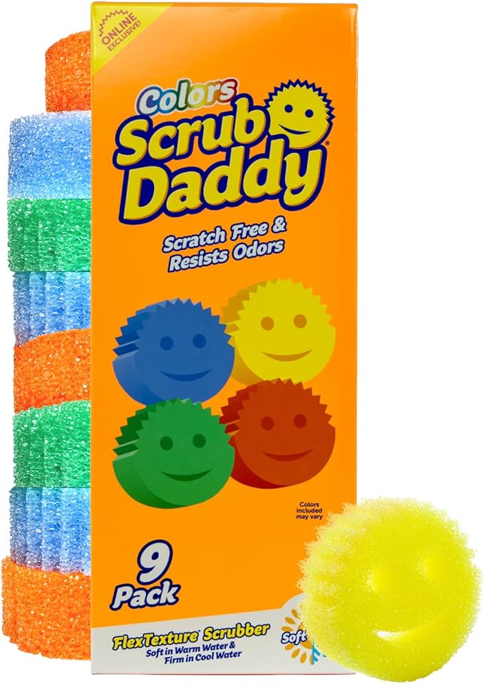 Scrub Daddy Scratch-Free Multipurpose Kitchen Sponges by ScrubDaddy