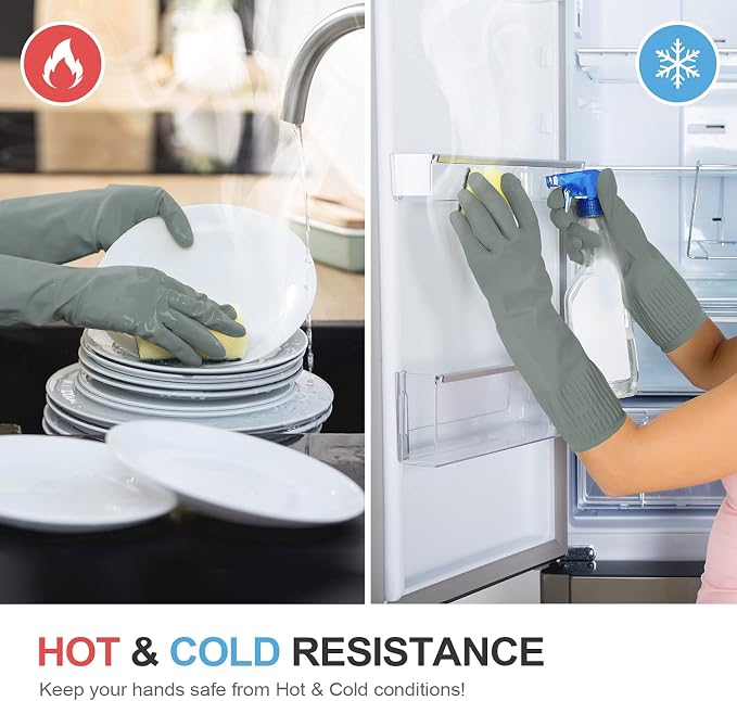 DABOGOSA MAMISON Reusable Household Dishwashing Cleaning Rubber Gloves - Image 5