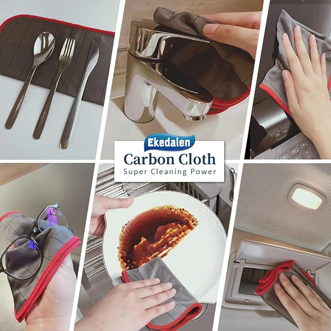 Ekedalen Microfiber Cleaning Cloth Lint Free Glass Polish - Image 6