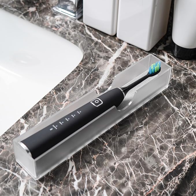 2Pack Acrylic Electric Toothbrush Holder - Image 4