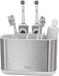 Joseph Joseph EasyStore Stainless-Steel Toothbrush Holder Bathroom Storage by Unknown