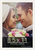 wallsthatspeak 8.5x11 White Picture Frame for Puzzles Posters Photos or Artwork