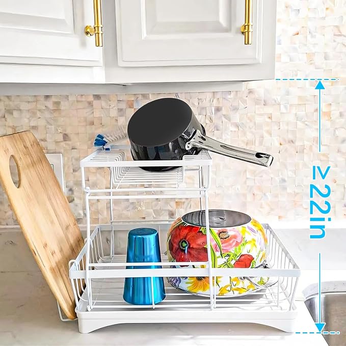 7 code 2-Tier Large Dish Drying Rack - Image 7