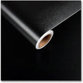 CRE8TIVE Wide 36"x118" Black Stainless Steel Contact Paper for Kitchen Wallpaper Peel and Stick Black Contact Paper Waterproof Adhesive Brushed Metallic Wallpaper for Appliances Backsplash Furniture