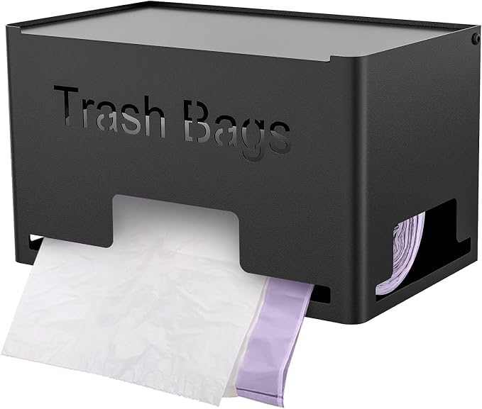 STWWO Extra Large Trash Bag Holder, Garbage Bag Dispenser Holder, Metal Trash by STWWO