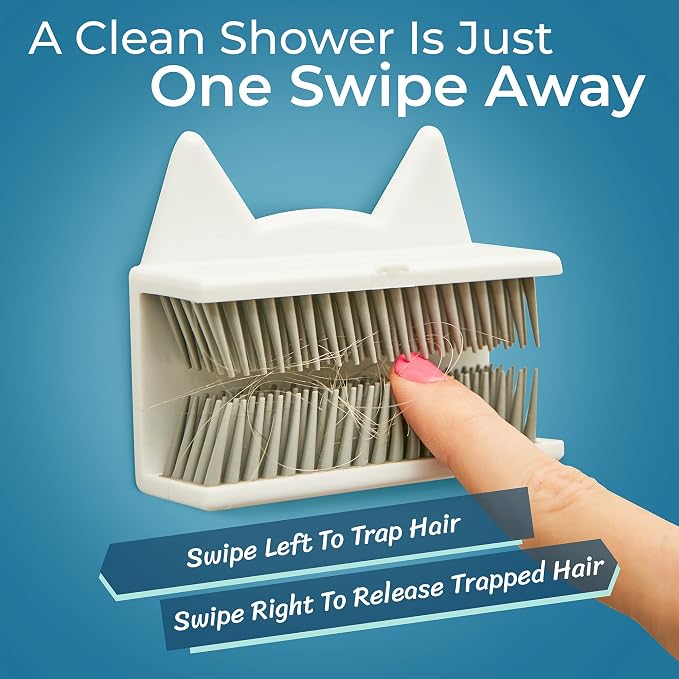 Shower Hair Catcher for Wall – Hair Collector for Shower & Tub, Shower Hair - Image 2