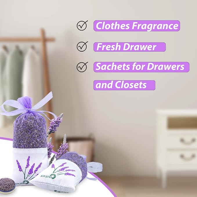 8 Packs French Lavender Sachets - Image 4