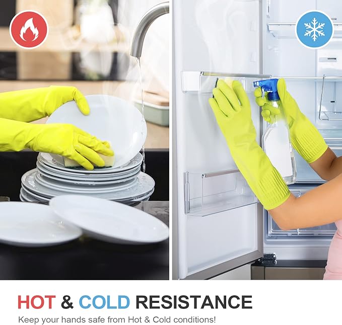 DABOGOSA MAMISON Reusable Household Dishwashing Cleaning Rubber Gloves - Image 5
