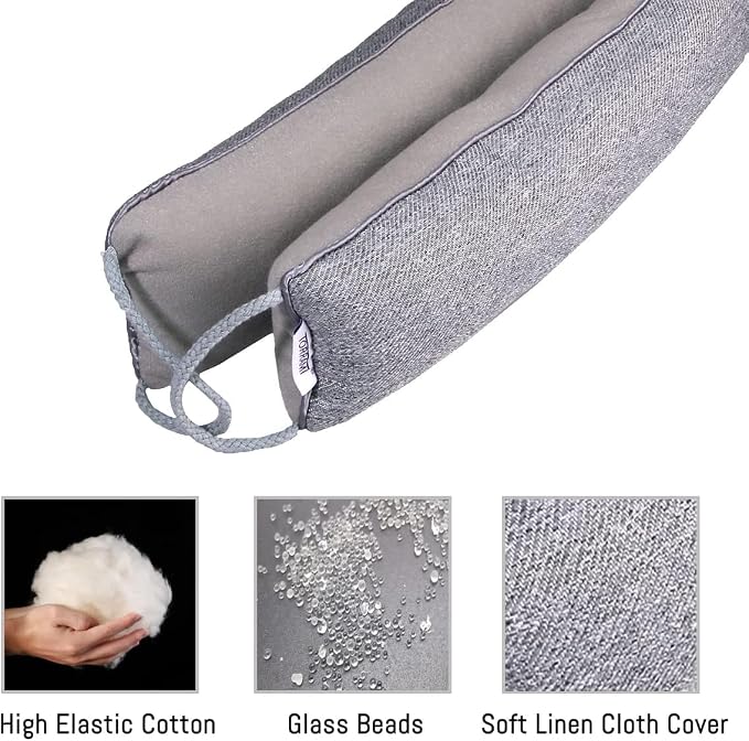 TORRAMI 30" Door Draft Stopper Under Bottom Insulation Noise Air Stopper 2.07LB - Image 2