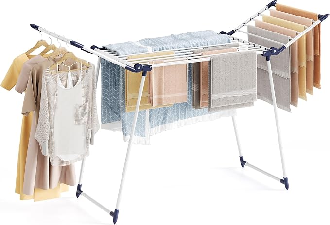 Clothes Drying Rack, Large Capacity Drying Rack, 37lbs Hold, Foldable Drying by APEXCHASER