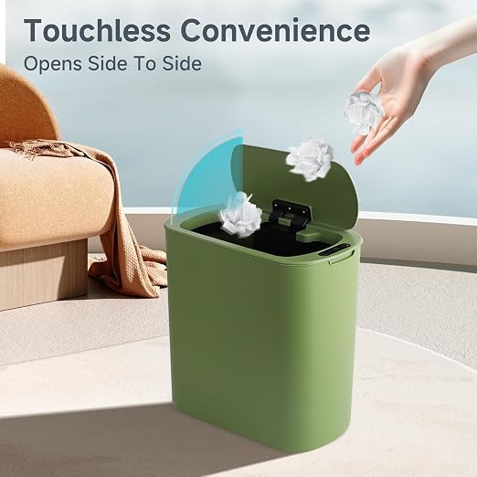 TIPGO 5 Gallon Automatic Bathroom Trash Can - Image 2