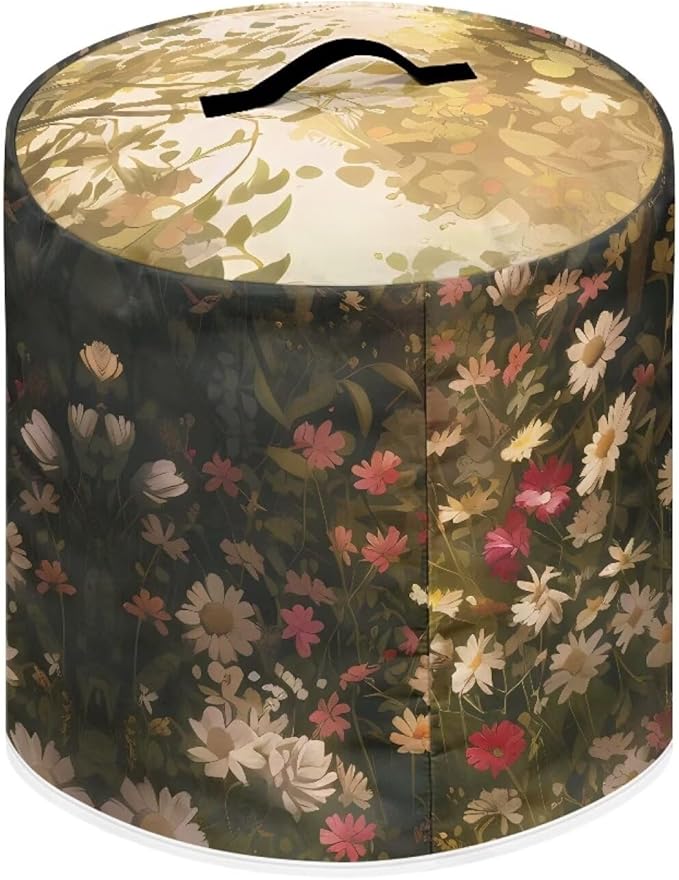 Chicken Air Fryer Cover for 6 Quart Electric Pressure Cooker with Pocket, Dust-proof Appliance Covers for Kitchen Counter Small Appliance Accessories with Pockets