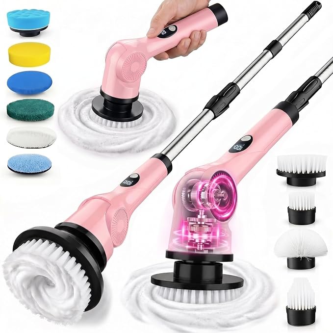 Electric Spin Scrubber, 3-Speed Shower Scrubber by Unknown