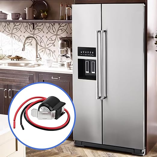 2 Pack W10225581 Refrigerator Bimetal Defrost Thermostat, Exact Fit for Whirlpool, Sears, Kenmore Refrigerator, Replaces WPW10225581 PS11750673 AP6017375 W10260437 2188824 2321799 2149849