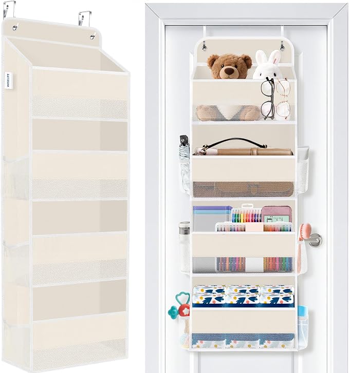 Over The Door Organizer Storage Large Capacity Hanging Bedroom Storage | 4 by WiseLife