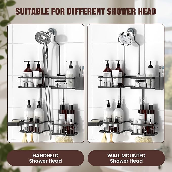 REINHARDT Adjustable Shower Caddy Hanging - Image 4