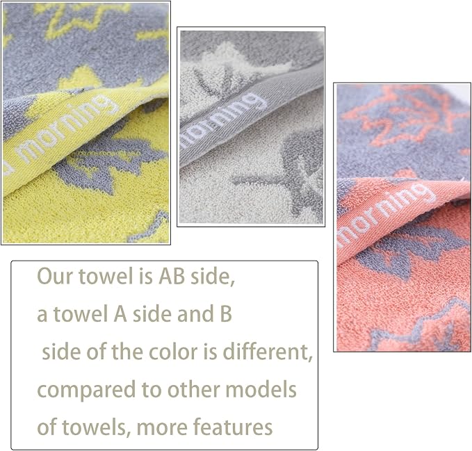 3 Pack Decorative Maple Leaf Hand Towels - Image 5