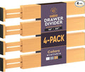 Bambüsi 4-Pack Drawer Divider by Bamb%C3%BCsi