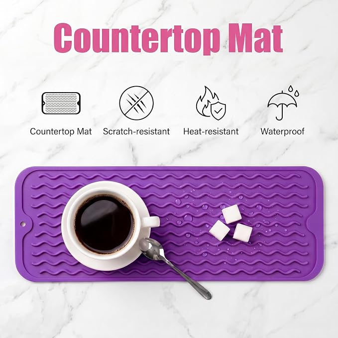 MicoYang Silicone Dish Drying Mat - Image 3