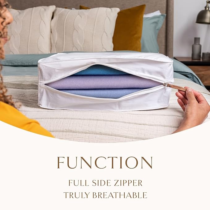 Luxury Organic Cotton Sweater Storage Bag - Image 3