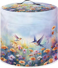 TODIYADDU Daisy Hummingbird Pressure Cooker Cover with Handle and Storage Pocket for Extra Accessories Portable Kitchen Small Appliance Dust Cover Protective Case