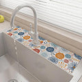 24" X 5.5" Kitchen Sink Splash Guard Faucet Mat Mandala Super Absorbent Fast by Unknown