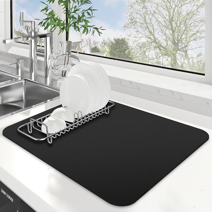 Dish Drying Mat Absorbent Dish Drying Mats by WiseLife