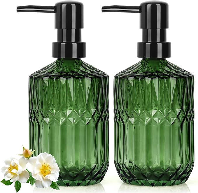 13.5oz Glass Soap Dispenser by Ulable