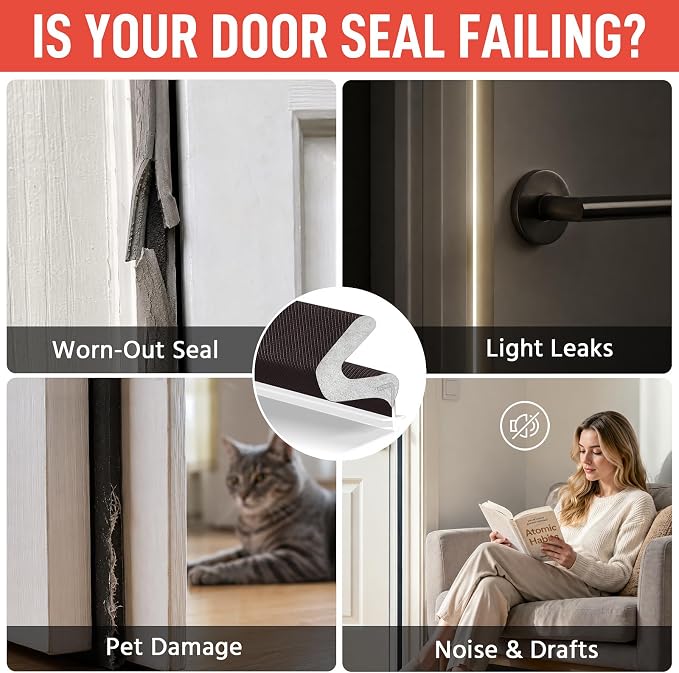 Litaibai 60 ft Kerf Weather Stripping Door Seal - Image 5