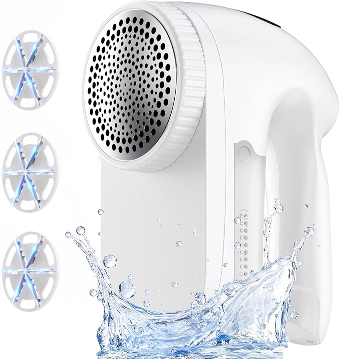 PKBD IPX6 Waterproof Washable Electric Fabric Shaver and Lint Remover, by PKBD