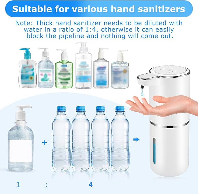2 Pack Automatic Soap Dispenser, Automatic Liquid Soap Dispenser Touchless - Image 4