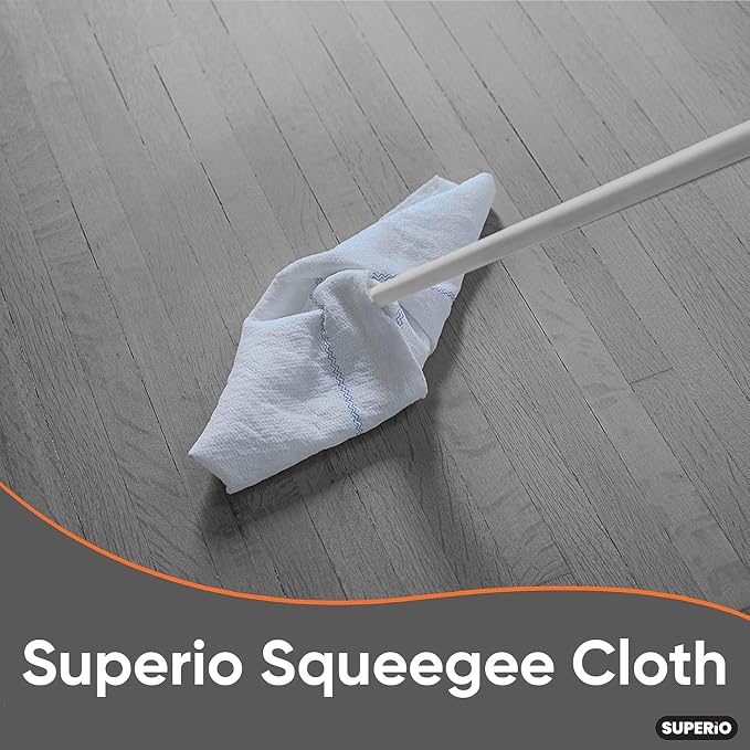 Superio Squeegee Mopping Towel Floor Cloth White Cloth - Image 9