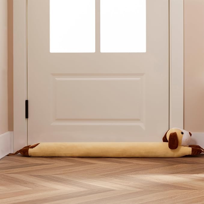 Sunolga Door Draft Stopper Blocks Hot and Cold Air, Weighted Sand and Cotton - Image 7