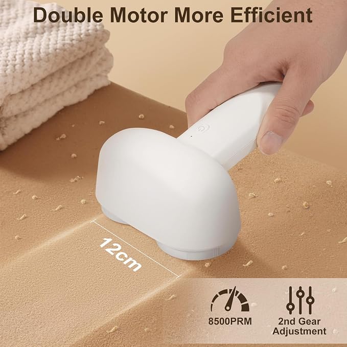 Fabric Shaver, Dual Motor Electric Lint Shaver - Image 4