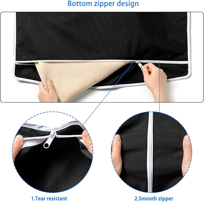 ANSTROUT 2 Pack XL Hanging Laundry Hamper, Extra Large Tear-Resistant Door - Image 7