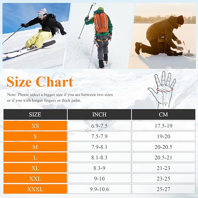 SAVIOR HEAT Heated Gloves, Unisex Rechargeable Battery Powered Electric Heating Glove for Winter Outdoor