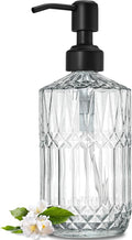 JASAI 18Oz Clear Glass Soap Dispenser by JASAIHOME