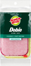 Scotch-Brite Dobie Scrub & Wipe Cloths, Non-Scratch Scrubbing, 2 Pack | Dish by Unknown