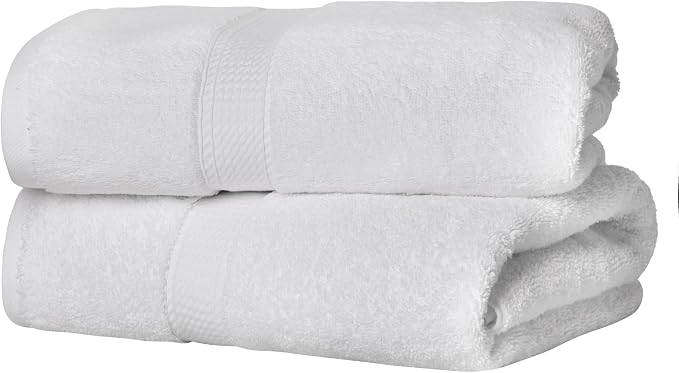 Superior Egyptian Cotton Plush & Absorbent, Bath Towel Set of 2, Soft Luxury by SUPERIOR