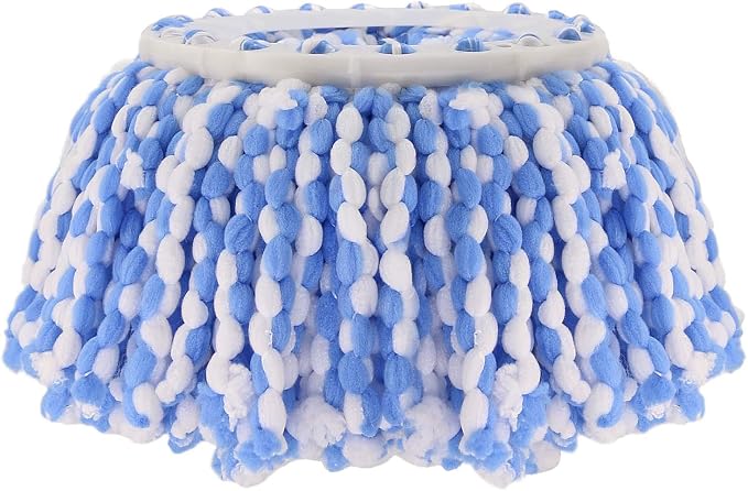3 Pack 360° Spin Magic Mop Replacement Head, Round Shape Standard Size - Image 8