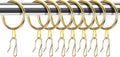 Hotop 30 Pcs Metal Curtain Rings by HOTOP