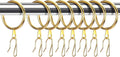 Hotop 30 Pcs Metal Curtain Rings by HOTOP