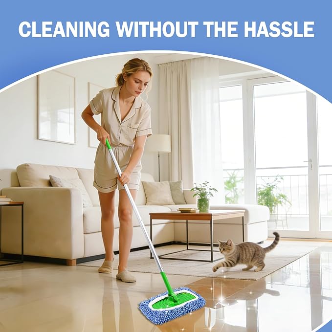 6 Pack Reusable Mop Pads Compatible - Image 8