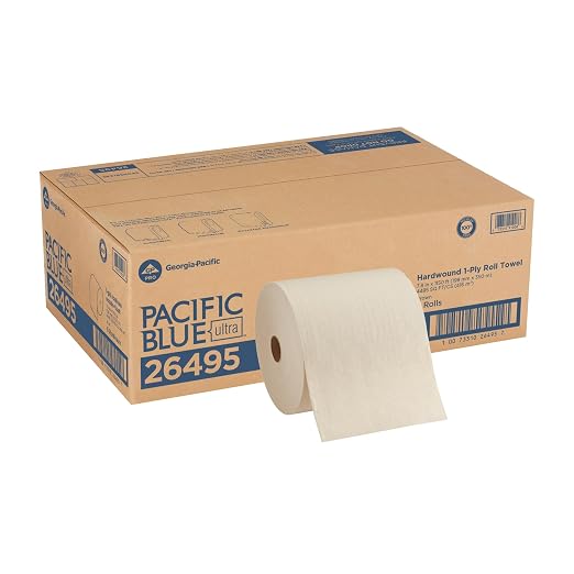 Georgia-Pacific Pacific Blue Ultra 8" High-Capacity Recycled Paper Towel Rolls by Georgia-Pacific